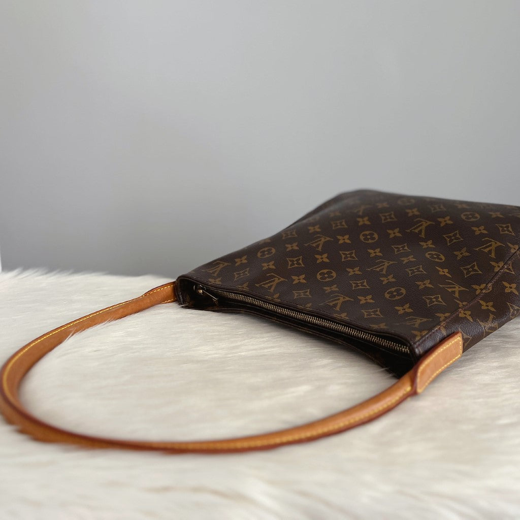 Louis Vuitton Signature Monogram Looping GM Shoulder Bag