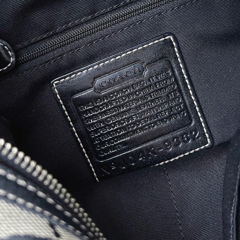 Coach Signature Monogram Front Pocket Crossbody Shoulder Bag