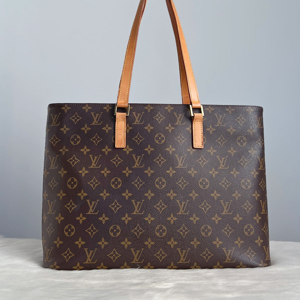 Louis Vuitton Signature Monogram Luco Large Shoulder Bag