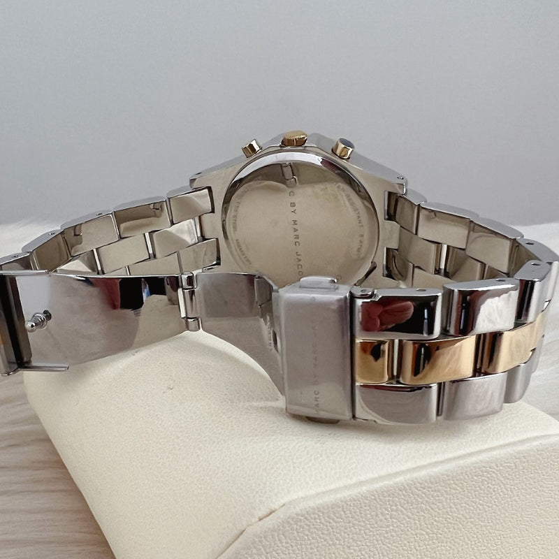 Marc Jacobs Two Tone Chronograph Women's Wrist Watch