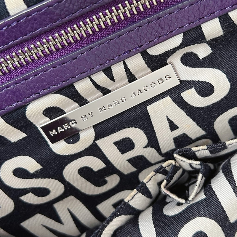 Marc Jacobs Purple Leather Multi-pocket Shoulder Bag