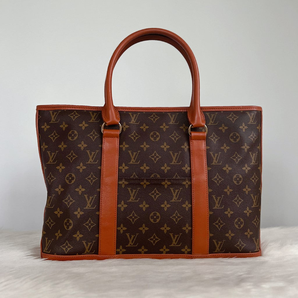 Louis Vuitton Signature Monogram Sac Weekend PM Tote