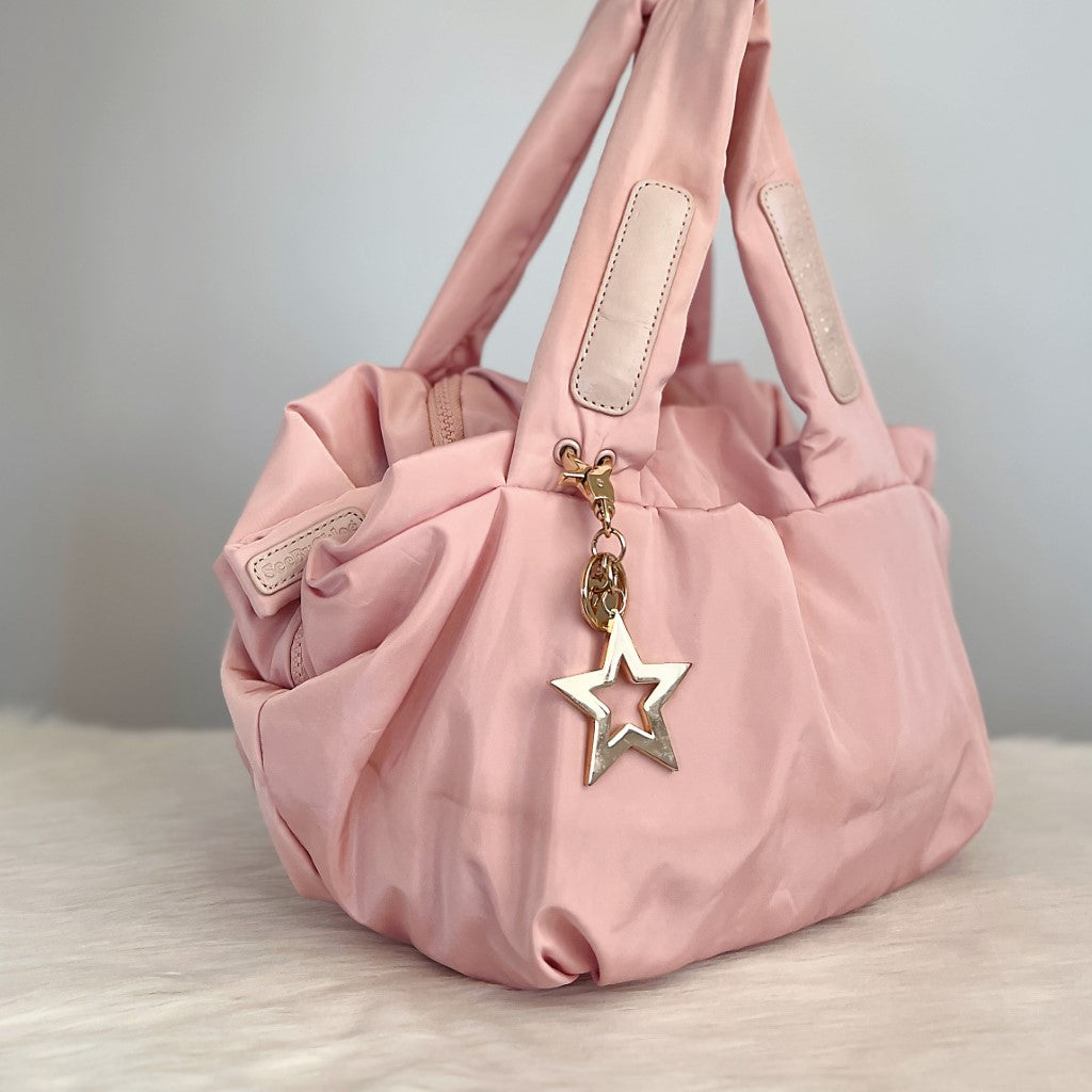 See by Chloe Pink Joy Rider Puffy Shoulder Bag