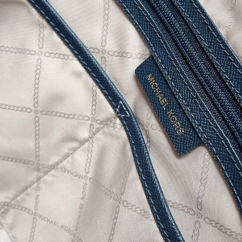 Michael Kors Navy Leather Shopper Shoulder Bag Excellent