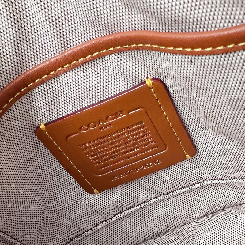 Coach Rose Leather Star Detail Crossbody Shoulder Bag