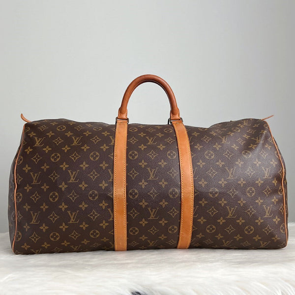 Louis Vuitton Signature Monogram Keepall 50 Travel Bag
