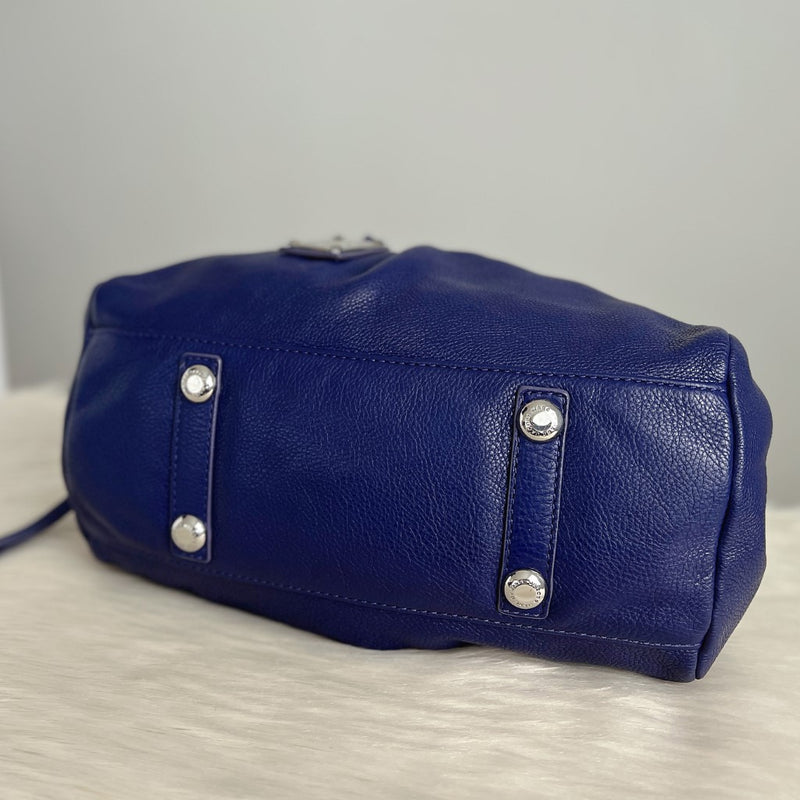 Marc Jacobs Violet Leather Classic Q 2 Way Shoulder Bag Excellent