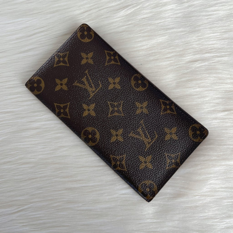 Louis Vuitton Monogram Classic Long Fold Unisex Wallet