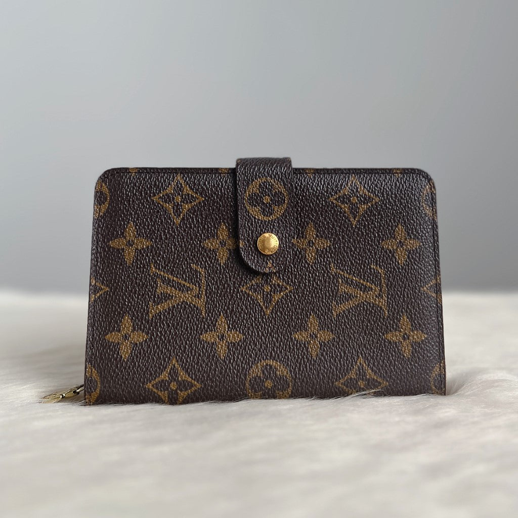 Louis Vuitton Monogram Large Classic Coin Compartment Wallet