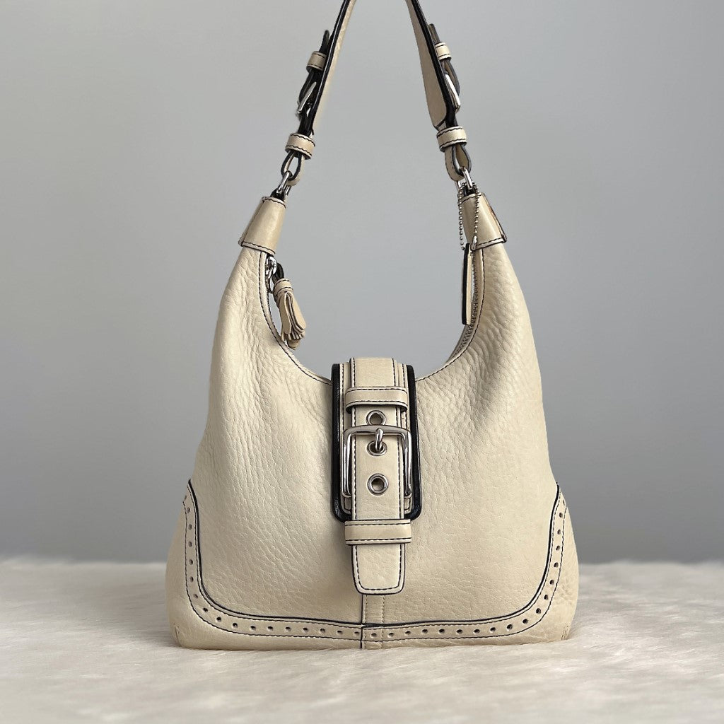 Coach Creamy Leather Jackie Shoulder Bag