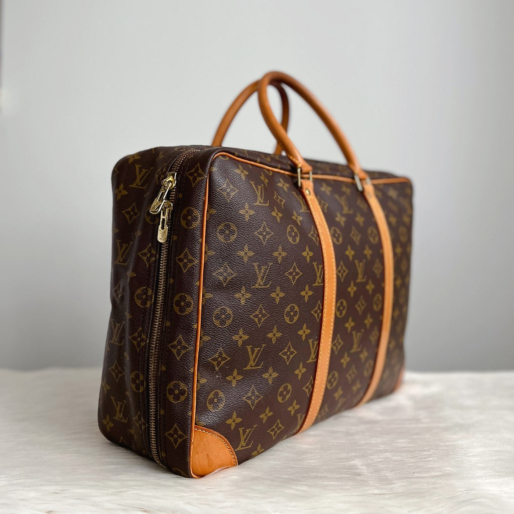 Louis Vuitton Signature Monogram Sirius 45 Travel Bag Suitcase