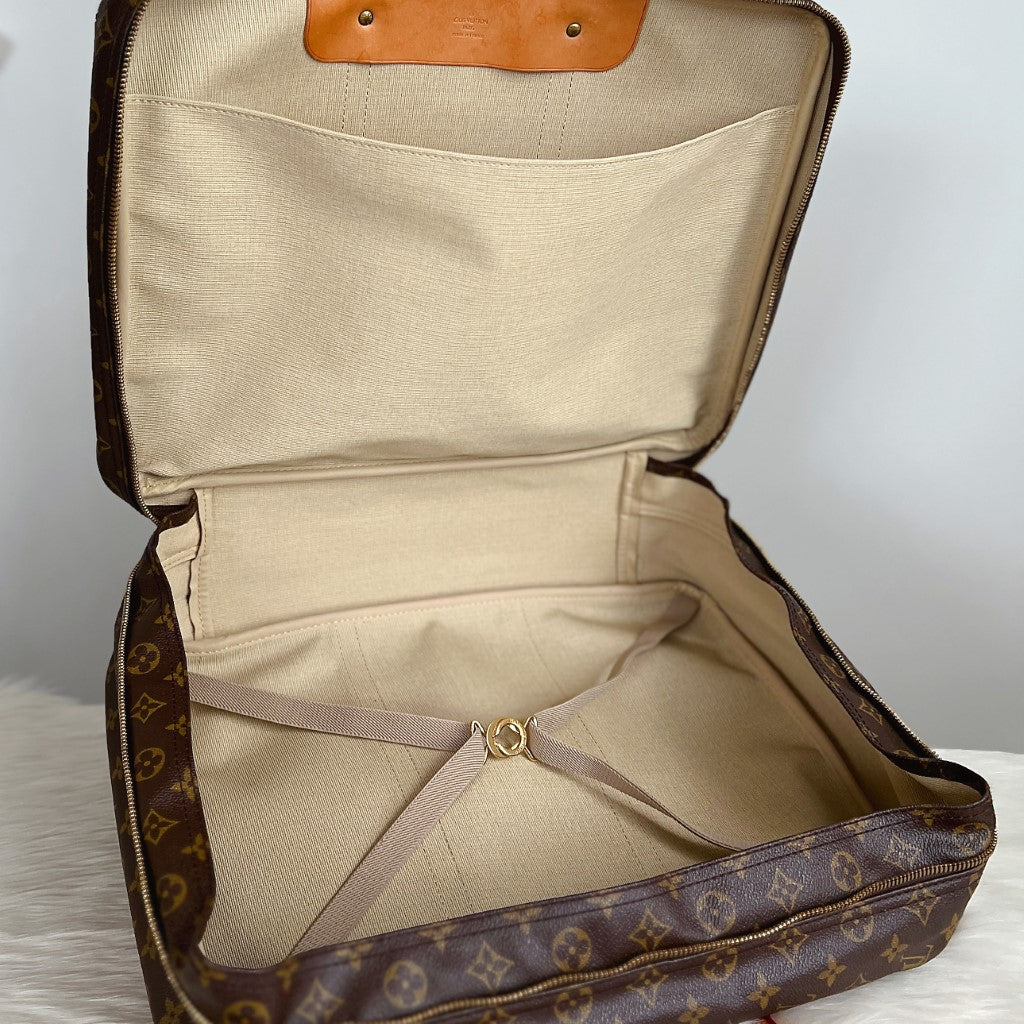 Louis Vuitton Signature Monogram Sirius 45 Travel Bag Suitcase