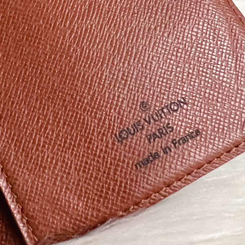 Louis Vuitton Signature Monogram Fold Long Wallet