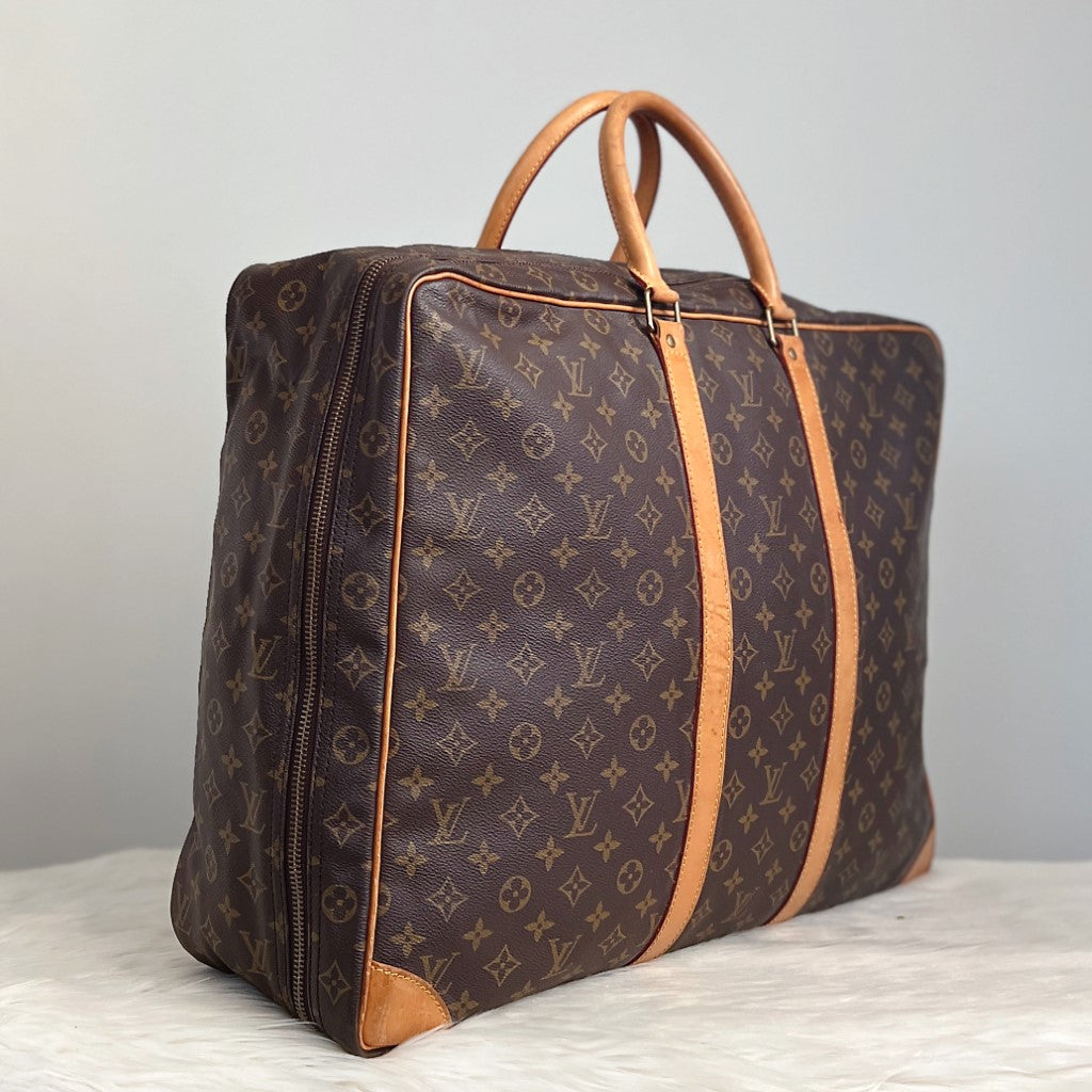 Louis Vuitton Signature Monogram Sirius 55 Travel Bag Suitcase