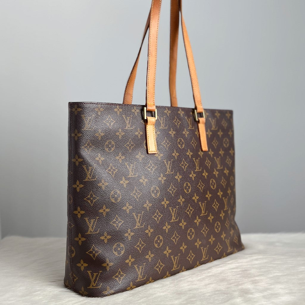 Louis Vuitton Signature Monogram Luco Large Shoulder Bag