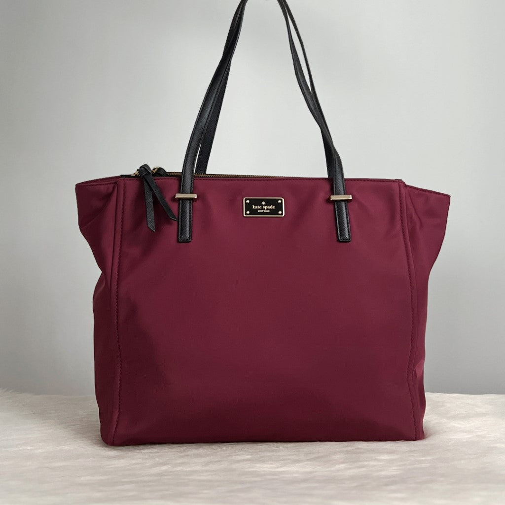 Kate Spade Bordeaux Large Triple Compartment Shoulder Bag