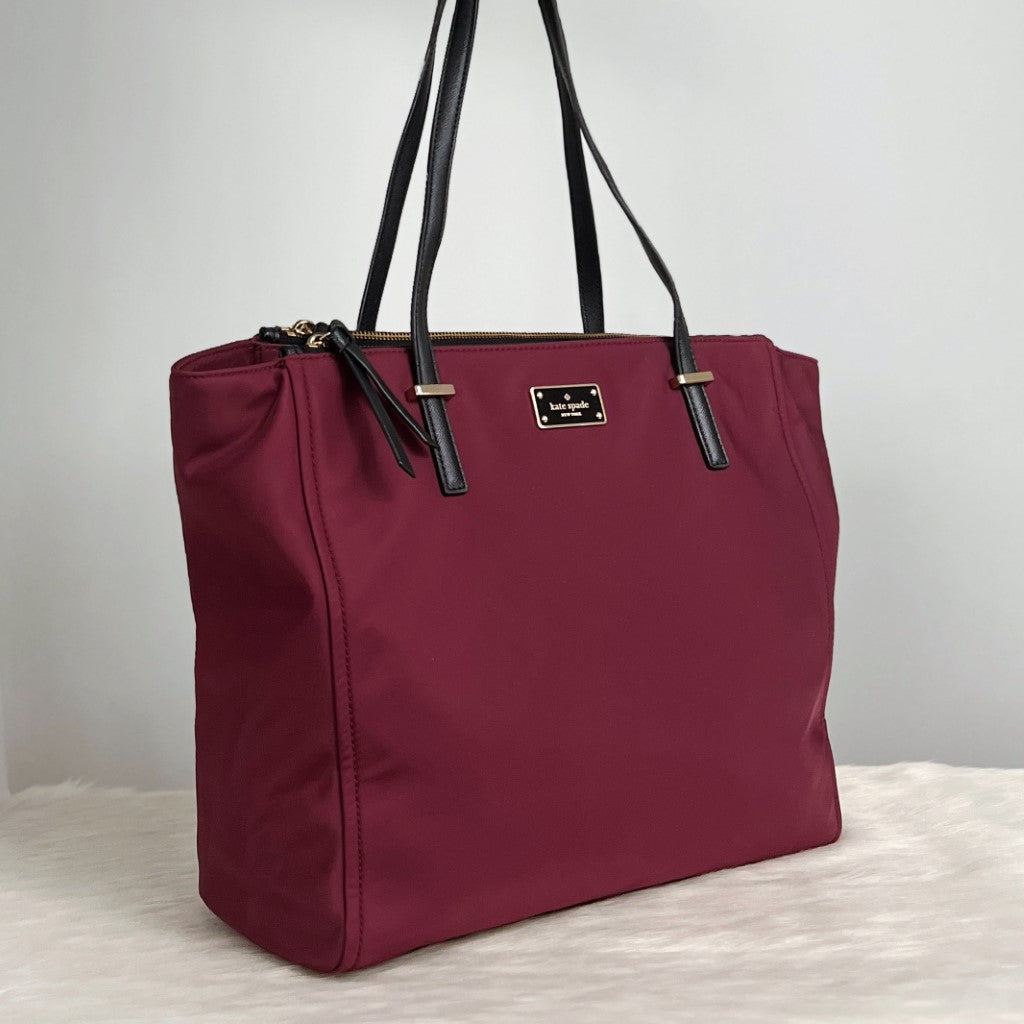 Kate Spade Bordeaux Large Triple Compartment Shoulder Bag