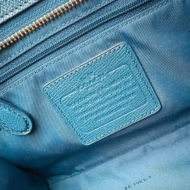 Coach bag 2024 blue leather