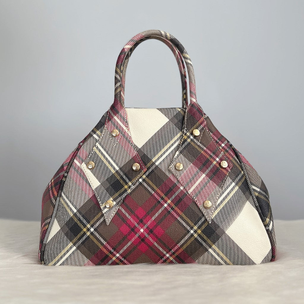 Vivienne Westwood Signature Print Bowling Tote Bag Excellent