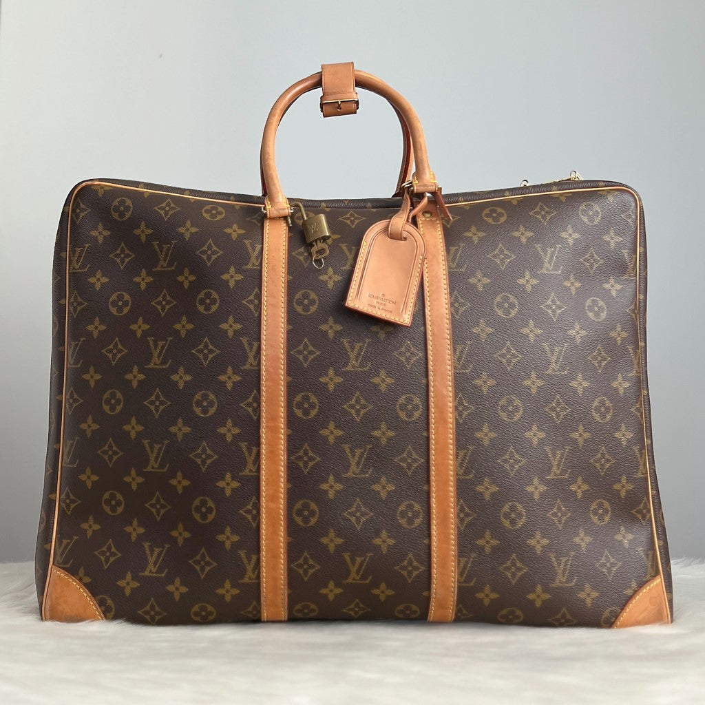 Louis Vuitton Signature Monogram Sirius 50 Travel Bag Suitcase Full Set