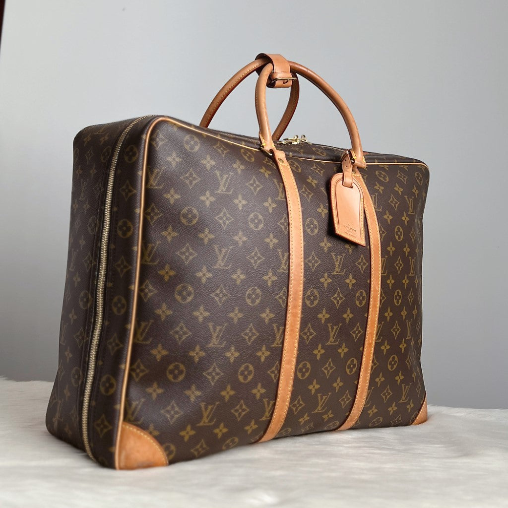 Louis Vuitton Signature Monogram Sirius 50 Travel Bag Suitcase Full Set