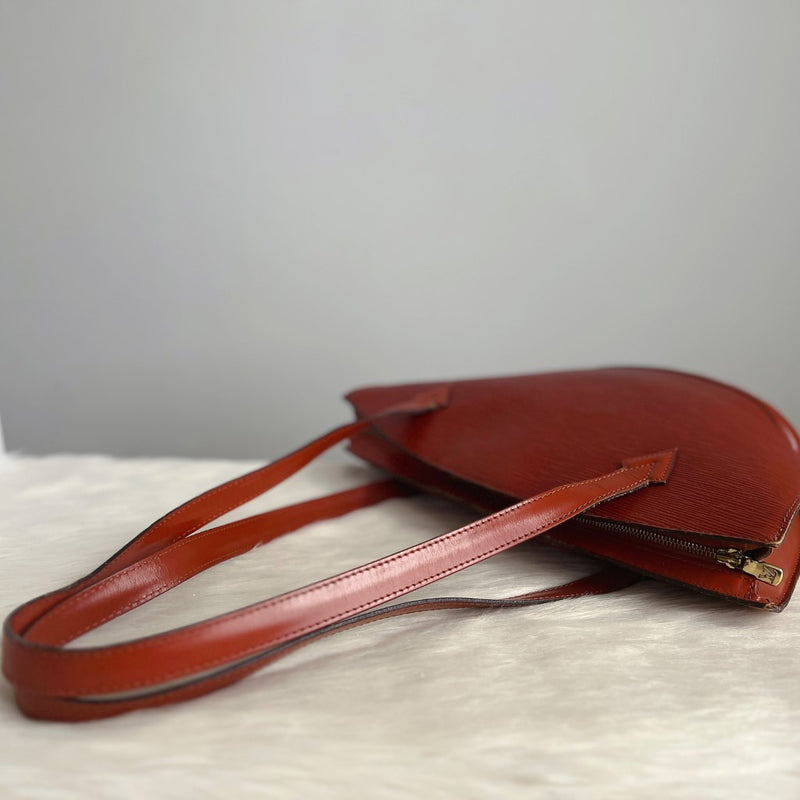 Louis Vuitton St Jacques GM Shoulder Bag in Epi Carmine Red -SOLD
