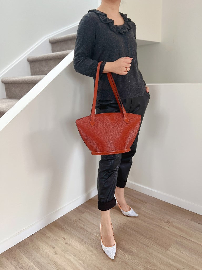 Louis Vuitton Caramel Epi Leather Saint Jacques PM Shoulder Bag – Luxury  Trade