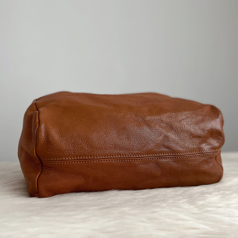 Givenchy Caramel Leather Signature Pandora 2 Way Shoulder Bag