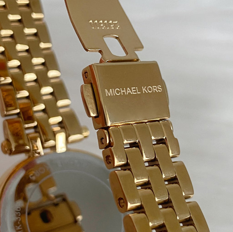Michael Kors Gold Darci Crystal Bezel Women's Wrist Watch