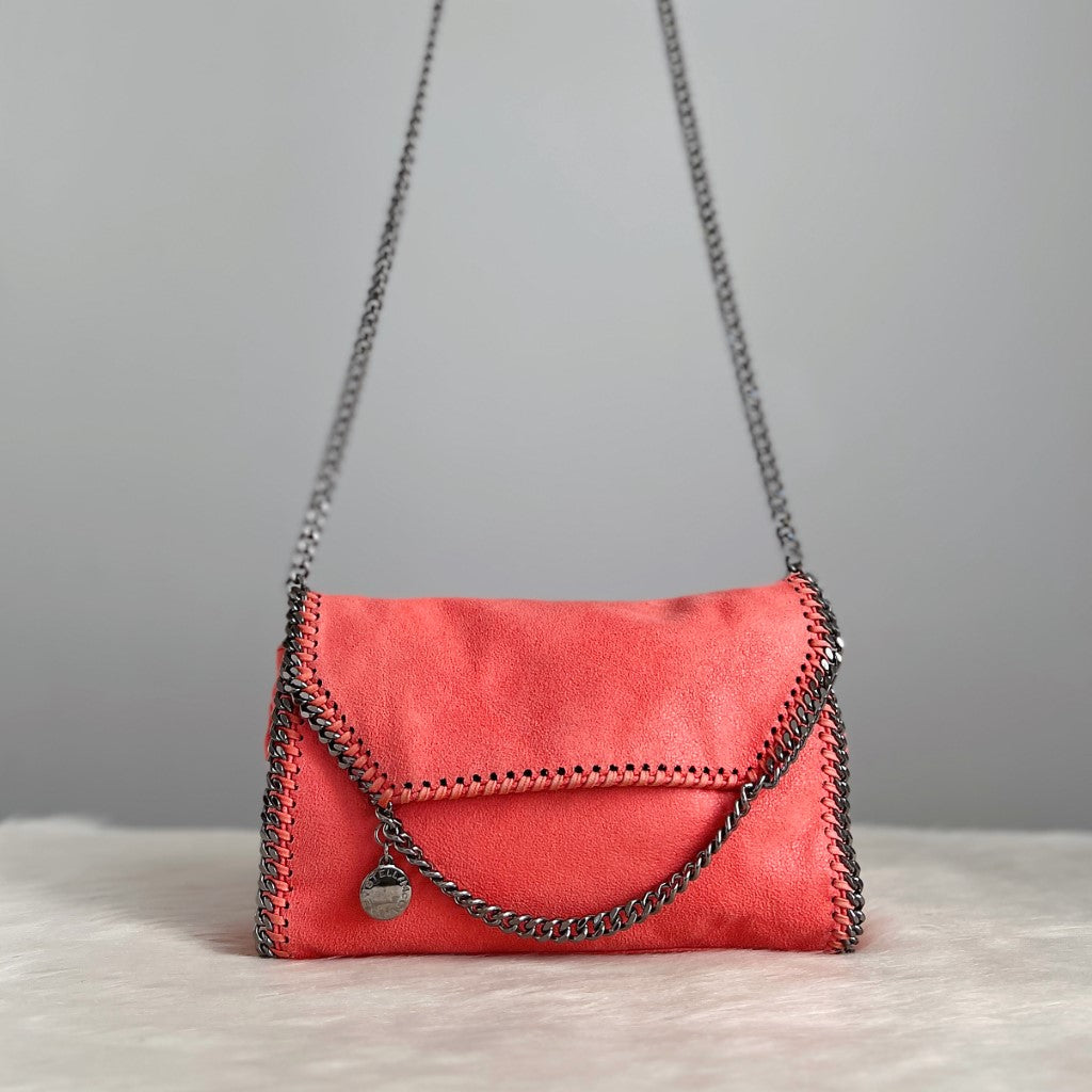 Stella Mccartney Signature Small Flap Falabella Crossbody Shoulder Bag Excellent