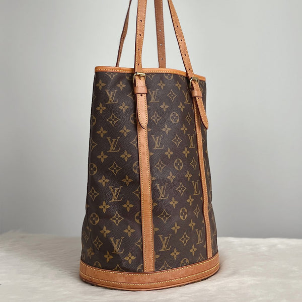 Louis Vuitton Tote Large Brown Monogram Canvas Babylon Handbag Shoulder  Purse