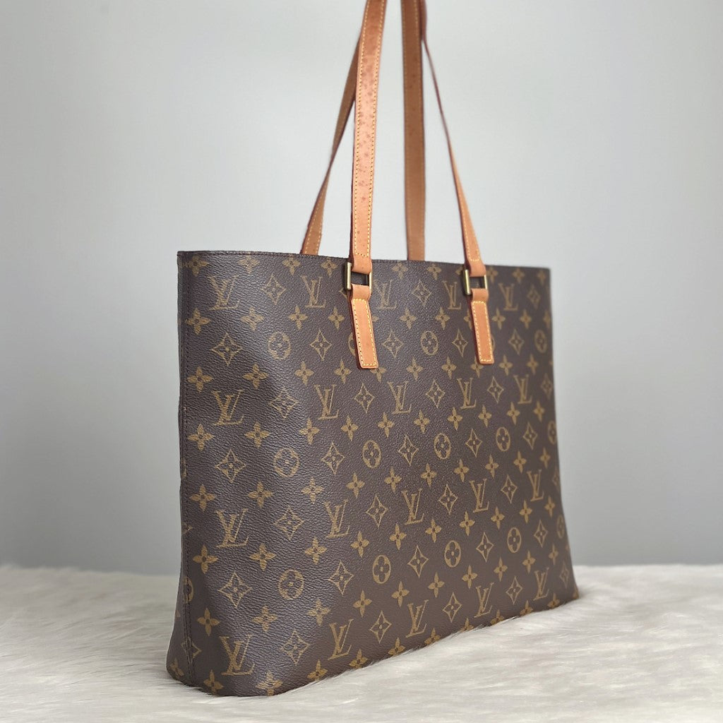 Louis Vuitton Signature Monogram Luco Large Shoulder Bag