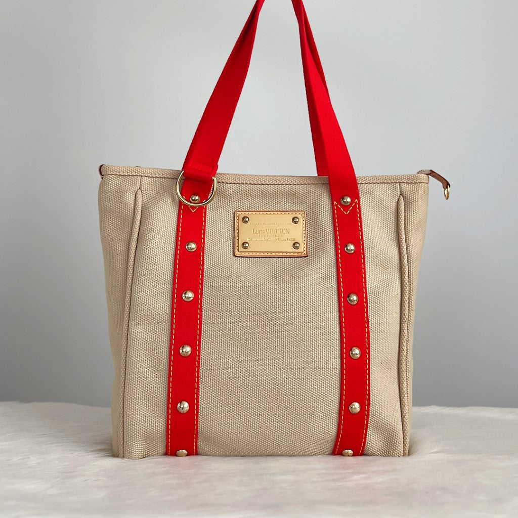 Louis Vuitton Two Tone Antigua Shoulder Bag