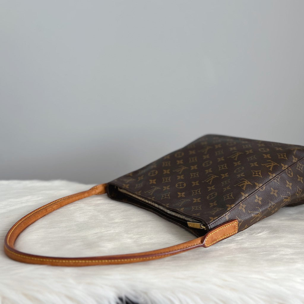 Louis Vuitton Signature Monogram Looping GM Shoulder Bag