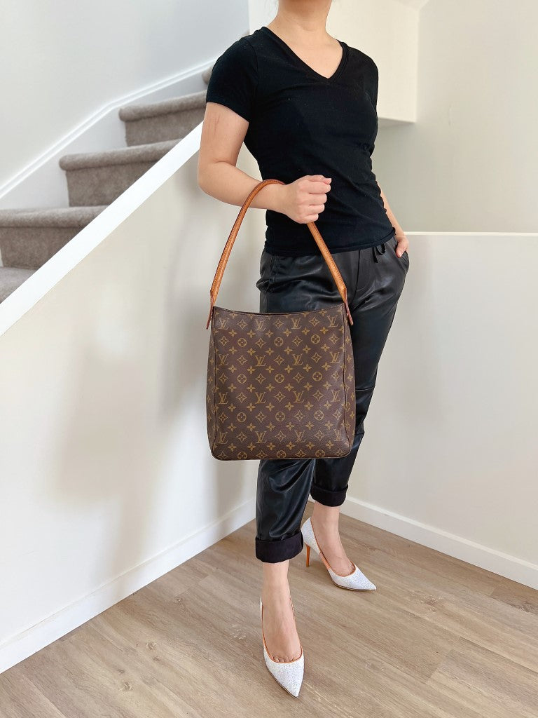 Louis Vuitton Signature Monogram Looping GM Shoulder Bag