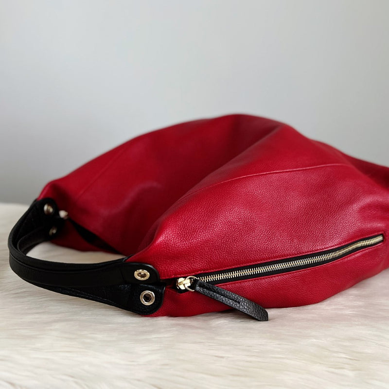 Classic Red Furla Shoulder Bag
