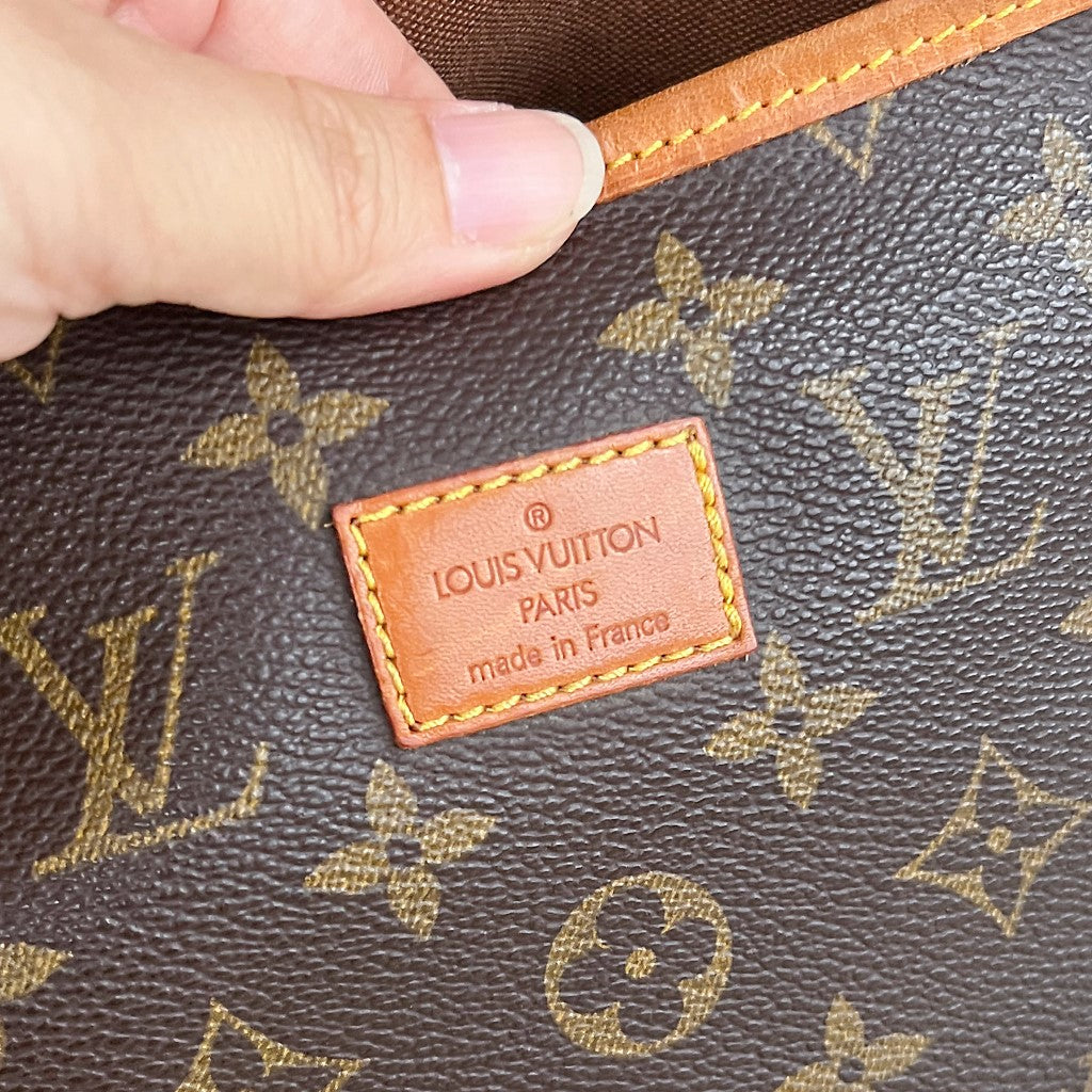 Louis Vuitton Monogram Double Sided Saumur 35 Crossbody Shoulder Bag