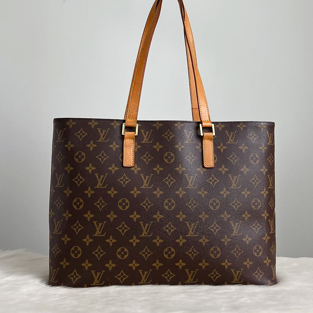 Louis Vuitton Signature Monogram Luco Large Shoulder Bag