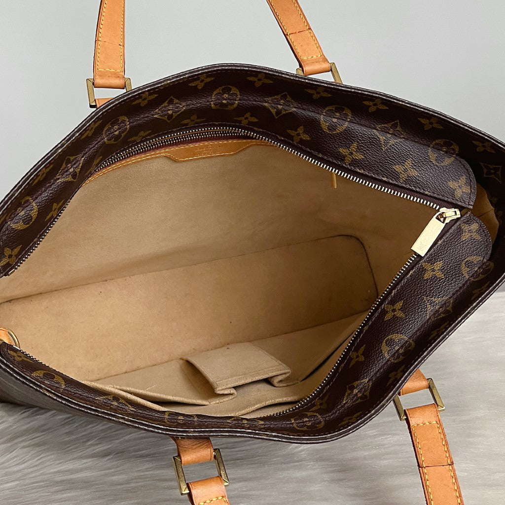 Louis Vuitton Signature Monogram Luco Large Shoulder Bag