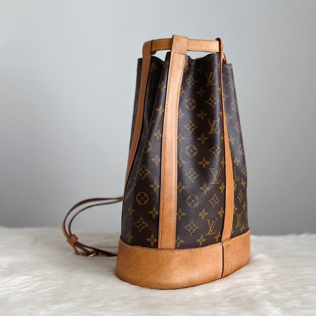 Louis Vuitton Signature Monogram Randonnee Backpack