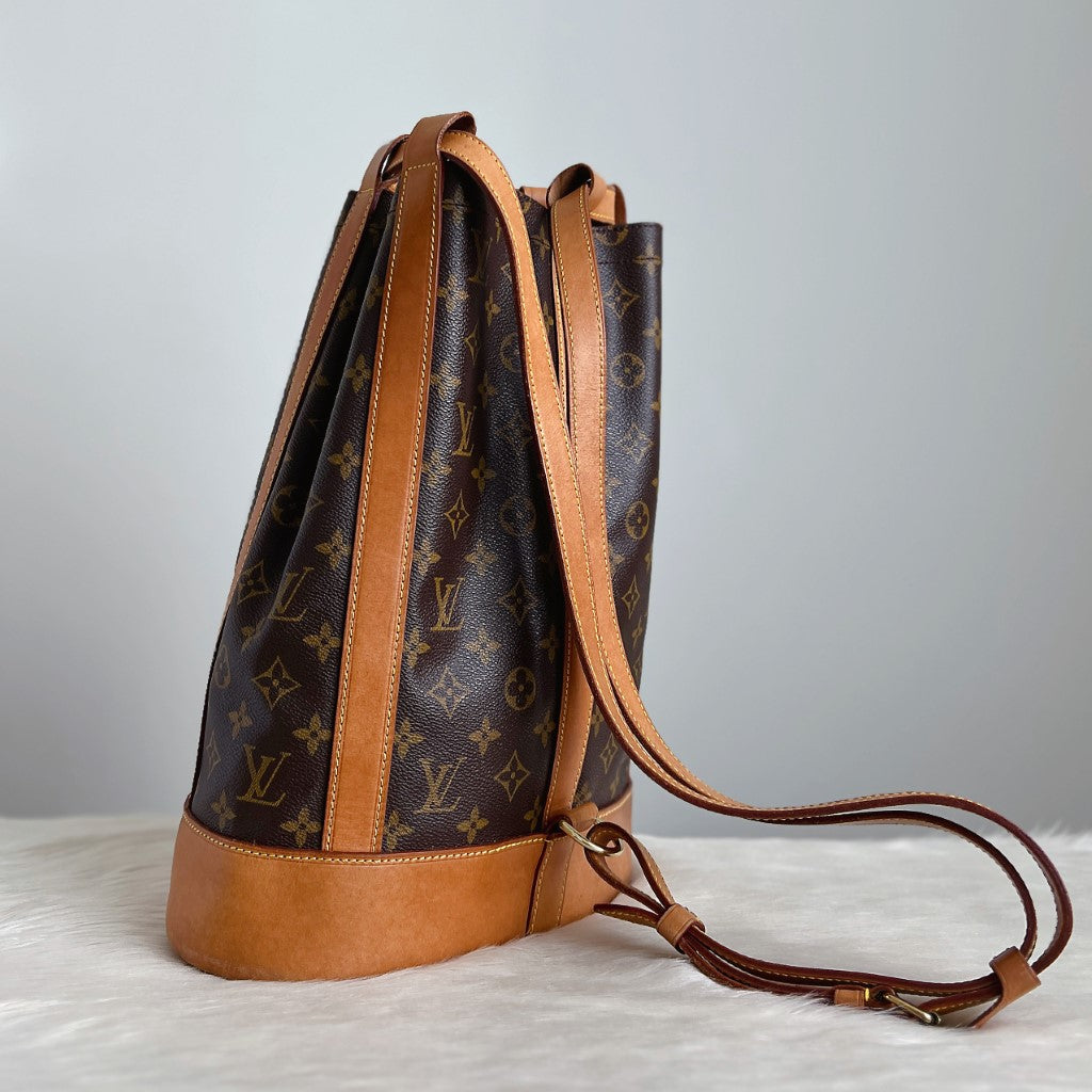 Louis Vuitton Signature Monogram Randonnee Backpack