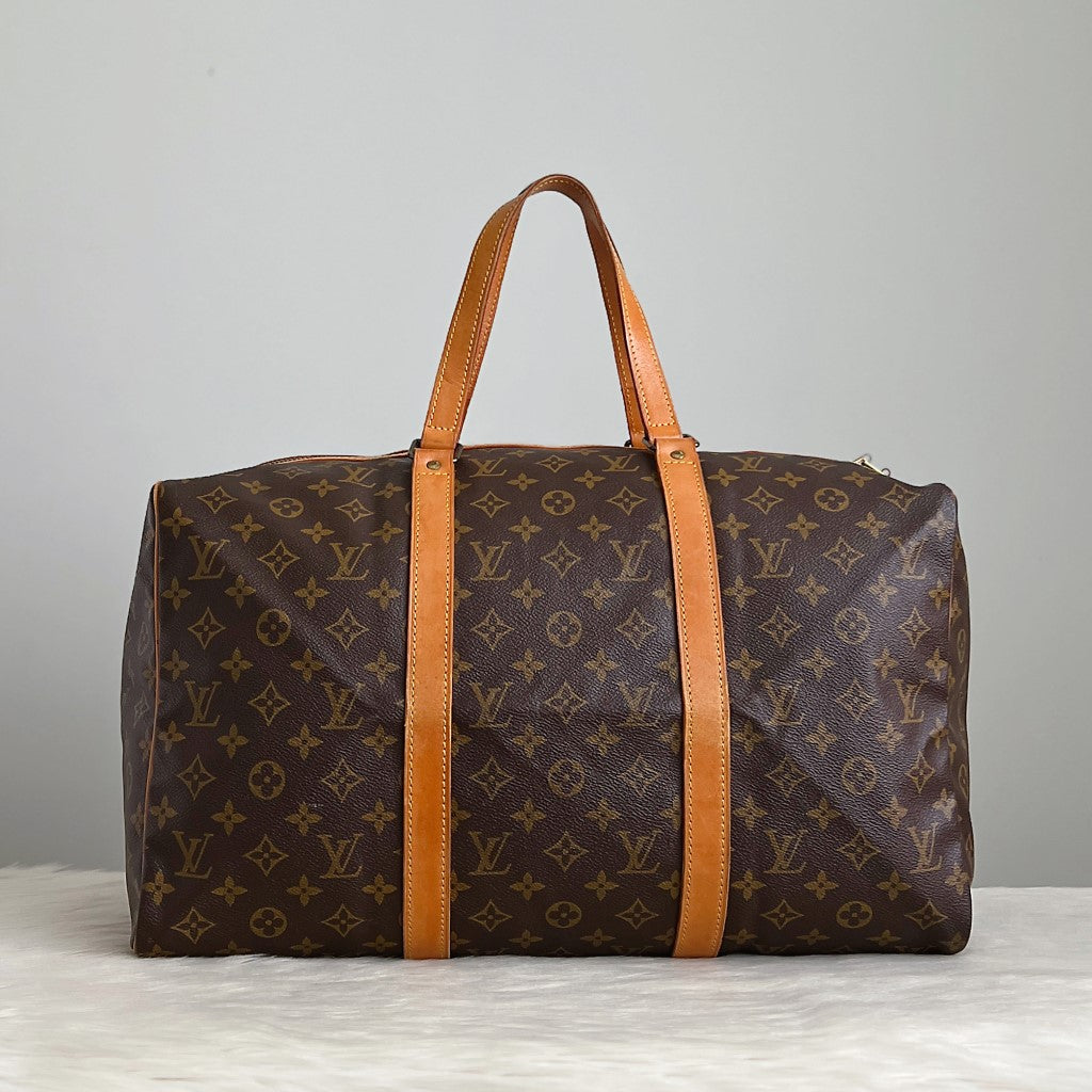 Louis Vuitton Signature Monogram Sac Souple 45 Travel Bag