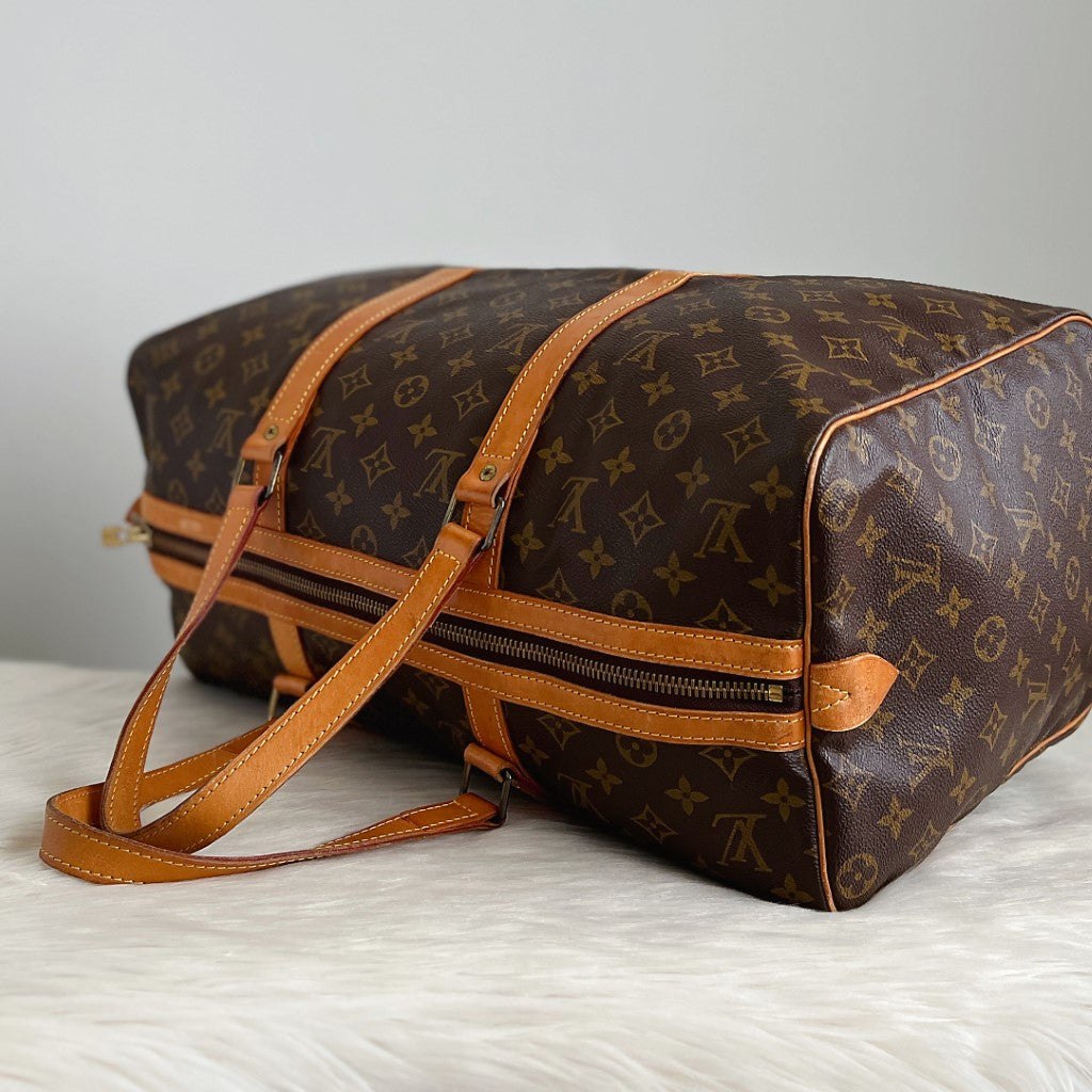 Louis Vuitton Signature Monogram Sac Souple 45 Travel Bag