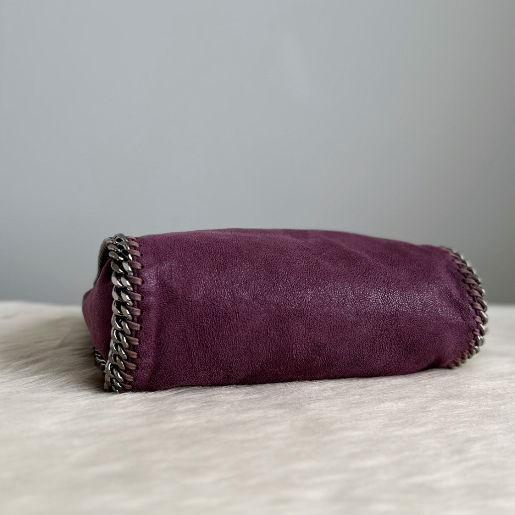 Stella Mccartney Purple Signature Mini Falabella Shoulder Bag Excellent