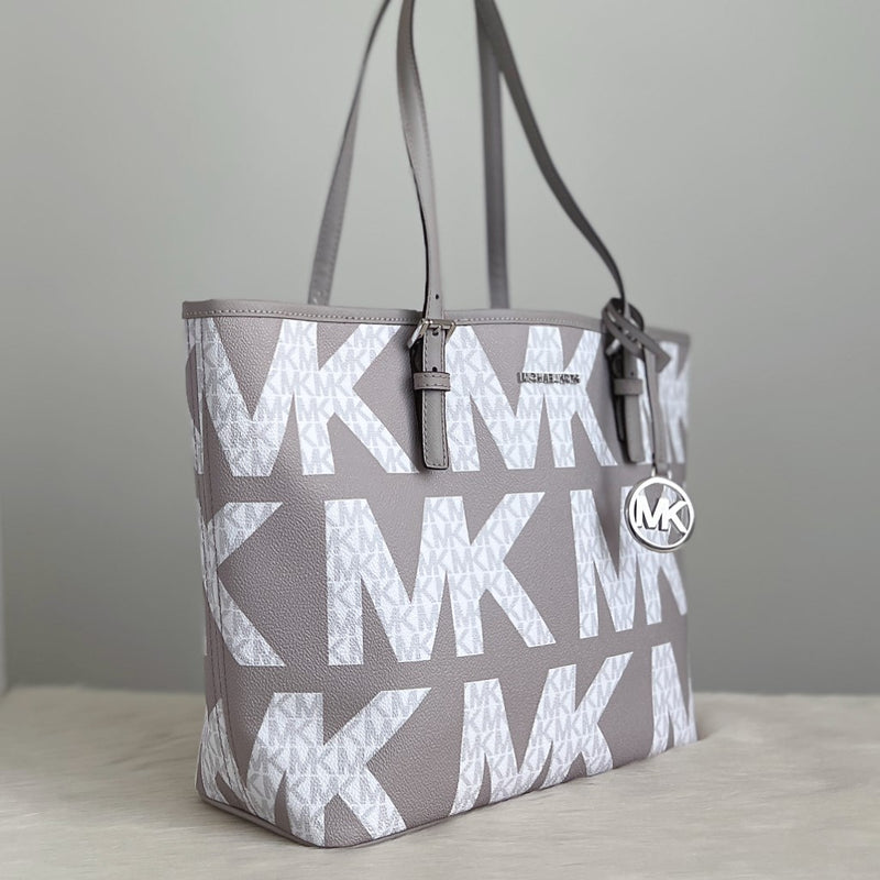 Michael Kors MK Monogram Shopper Shoulder Bag Like New