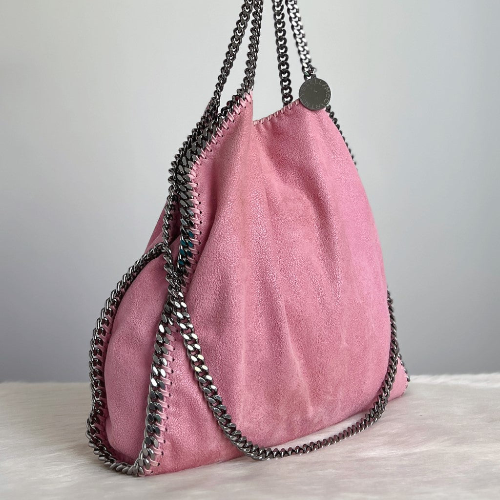 Stella Mccartney Pink Signature Falabella Shoulder Bag Excellent