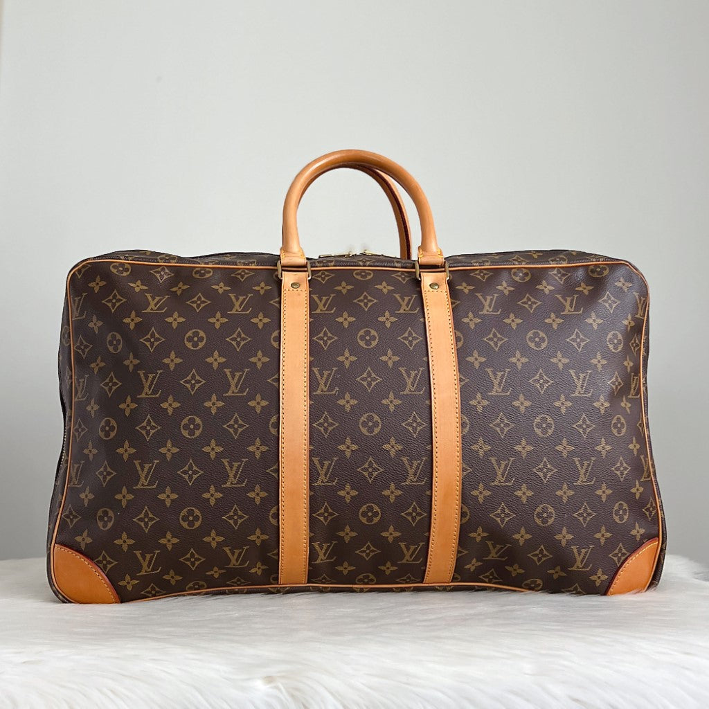 Louis Vuitton Signature Monogram Sirius 58 Double Compartment Travel Bag Suitcase