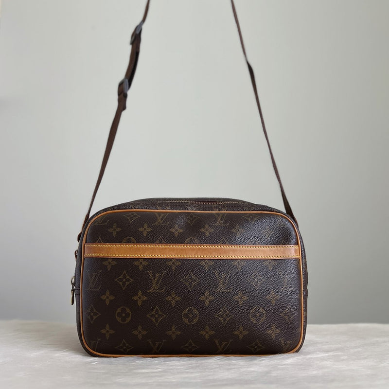 Louis Vuitton Signature Monogram Reporter PM Shoulder Bag