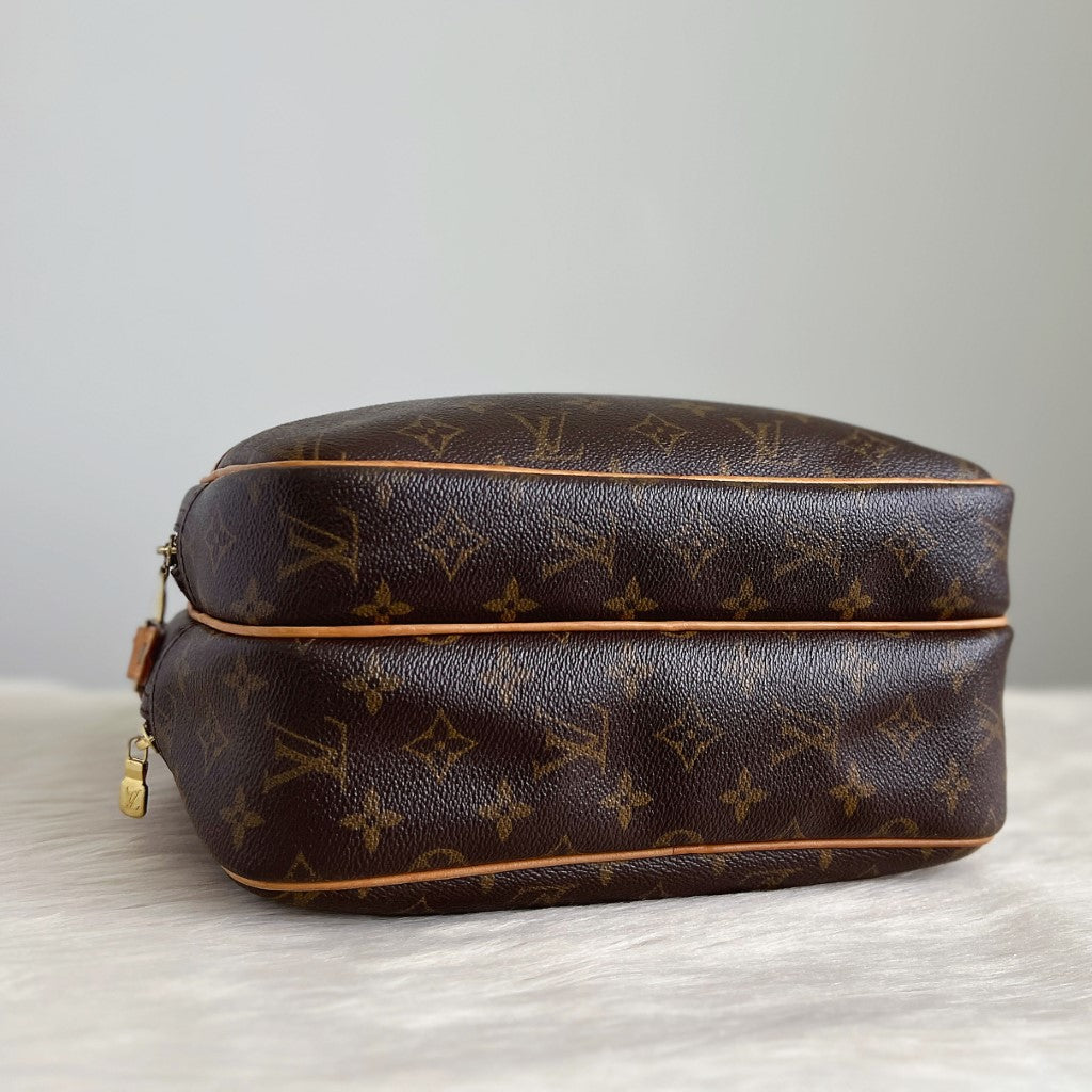 Louis Vuitton Signature Monogram Reporter PM Shoulder Bag