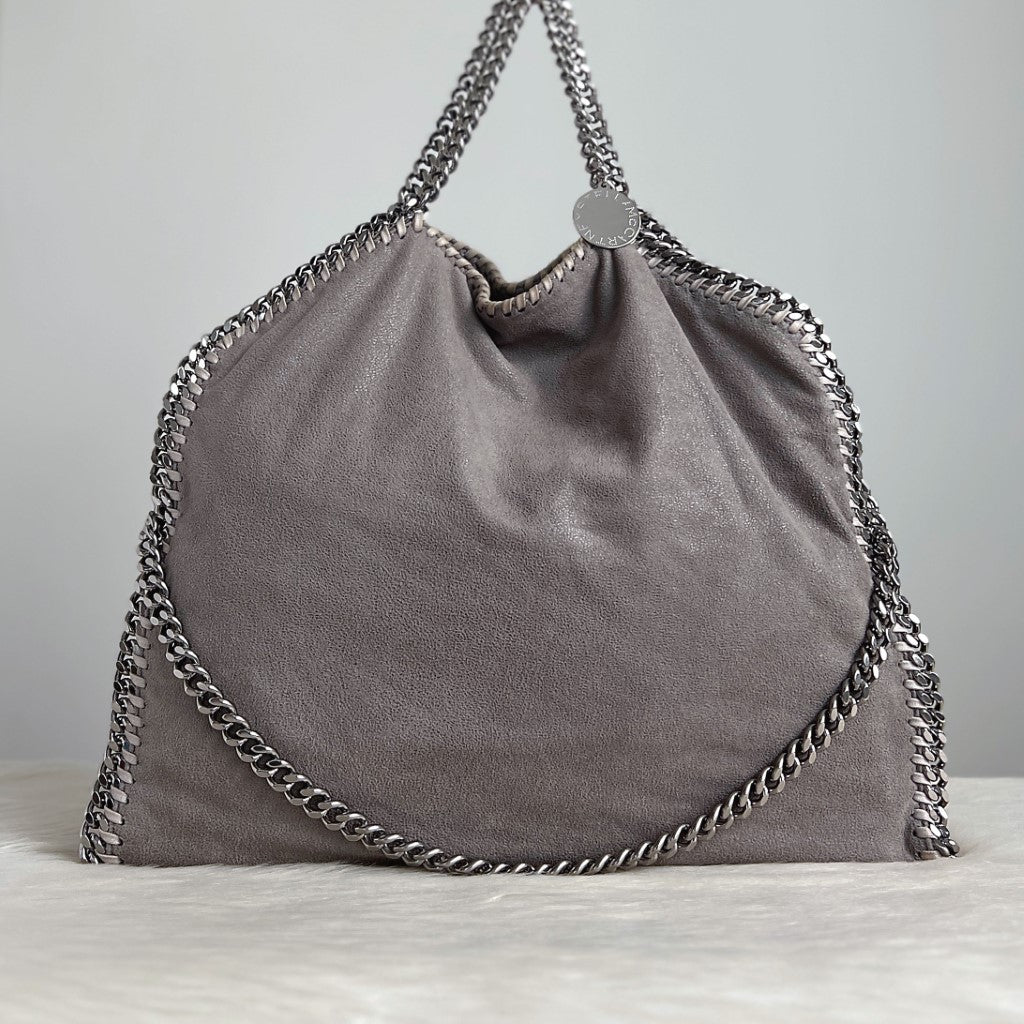 Stella Mccartney Grey Signature Falabella Shoulder Bag